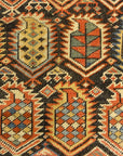 Rarest Antique Maraseli Shirvan Caucasian Prayer Rug. A piece of genuine woven carpet art sold by the Santa Barbara Design Center, Rugs and More.