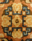 Antique Tibetan Chair Cover. A piece of antique woven carpet art sold by Santa Barbara Design Center, Rugs and More in Santa Barbara, California.