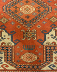 Finest Rare Museum Quality Caucasian Kazak Rug From the Early 19th Century. Genuine Woven Carpet Art. Santa Barbara Design Center Rugs and More.