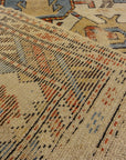 Antique Early Caucasian Proto Northern Kurdish Rug Circa 1700s. A piece of antique woven carpet art sold by Santa Barbara Design Center, Rugs and More.
