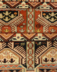 36232 Fine Antique Shirvan meditation Rug with Aya Sofia woven Ca. 1880 mint condition