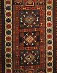 Antique Kazak Double Prayer Rug. A piece of genuine authentic antique woven carpet art sold by Santa Barbara Design Center, Rugs and More.