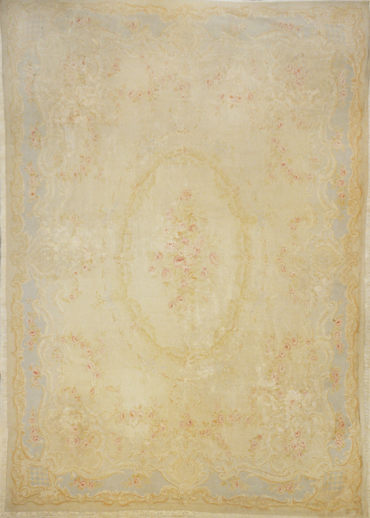 Antique Aubusson Rug 43324