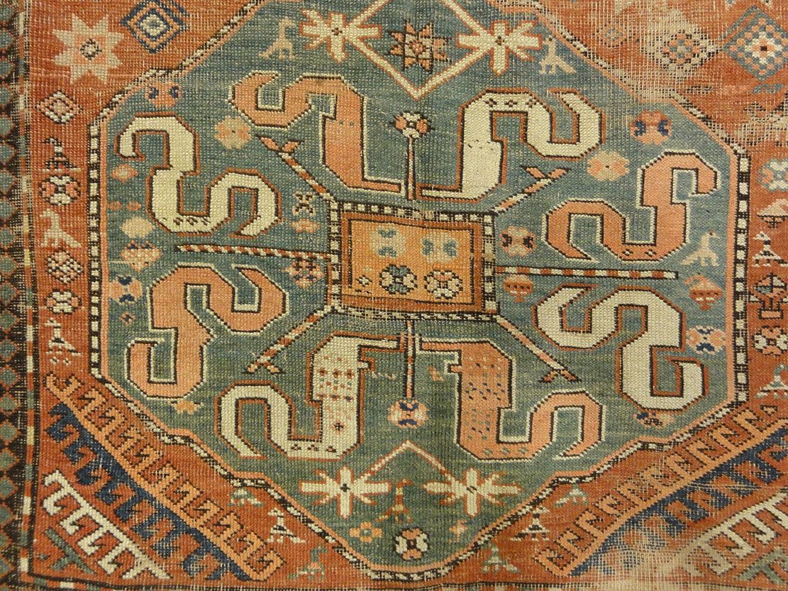 Antique Caucasian Kazak C. 1850 Rugs & More-Santa Barbara Design Center