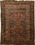 Antique Khamseh Classical Piece - Visit us at Rugs & More, in the Santa Barbara Design Center to see our wide variety of Khamseh Rugs.