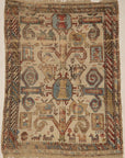 Antique Early Caucasian Proto Northern Kurdish Rug Circa 1700s. A piece of antique woven carpet art sold by Santa Barbara Design Center, Rugs and More.