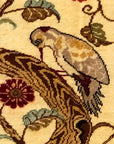 37909 Vintage Fine Persian Silk Rug