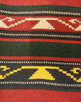Fine Striped Turkish Jajim Textile. A piece of antique woven carpet art sold by Santa Barbara Design Center Rugs and More in Santa Barbara California.