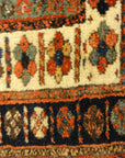 Antique Jaf Kurd Rug Circa 1870. A piece of genuine antique woven carpet art sold by the Santa Barbara Design Center, Rugs and More.