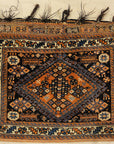 Antique Afshar Bag Circa 1880 Perfect Condition. A piece of genuine authentic antique woven carpet art sold by Santa Barbara Design Center Rugs and More