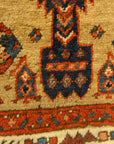 28910 Antique Sarab camel hair collectable rug