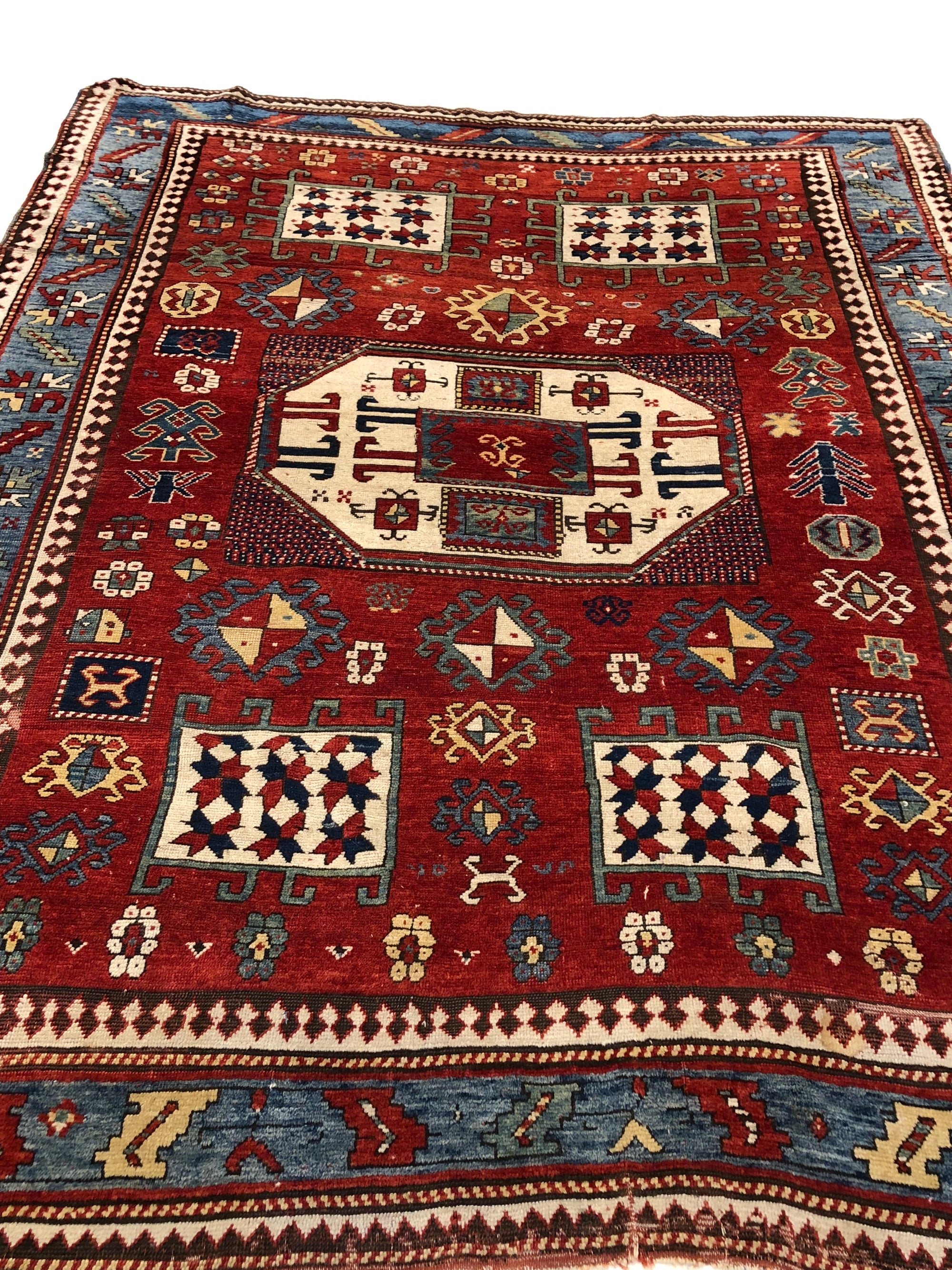 Antique Kazak Karachof (Karachov) Rug 37887