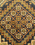 Antique Persian Afshar Rug Circa 1880. A piece of genuine authentic woven carpet art sold by Santa Barbara Design Center Rugs and More.