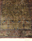Antique Silk Maroon Kashan