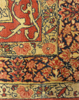 Antique Persian Kerman Ravar Rug: 1001 Flowers
