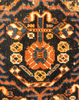 Antique Handwoven Persian Afshar Botteh. A piece of genuine, intricate woven carpet art sold by Santa Barbara Design Center Rugs and More.