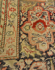 Antique Silk Turkish Kaysari Rug . A piece of genuine, woven carpet art sold by the Santa Barbara Design Center, Rugs and More.