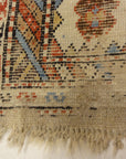 Antique Early Caucasian Proto Northern Kurdish Rug Circa 1700s. A piece of antique woven carpet art sold by Santa Barbara Design Center, Rugs and More.