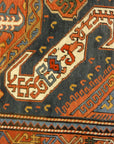 30701 Antique Dragon Kazak Kasim usak ca 1875