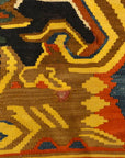 Antique Persian Silk Bijar Kelim