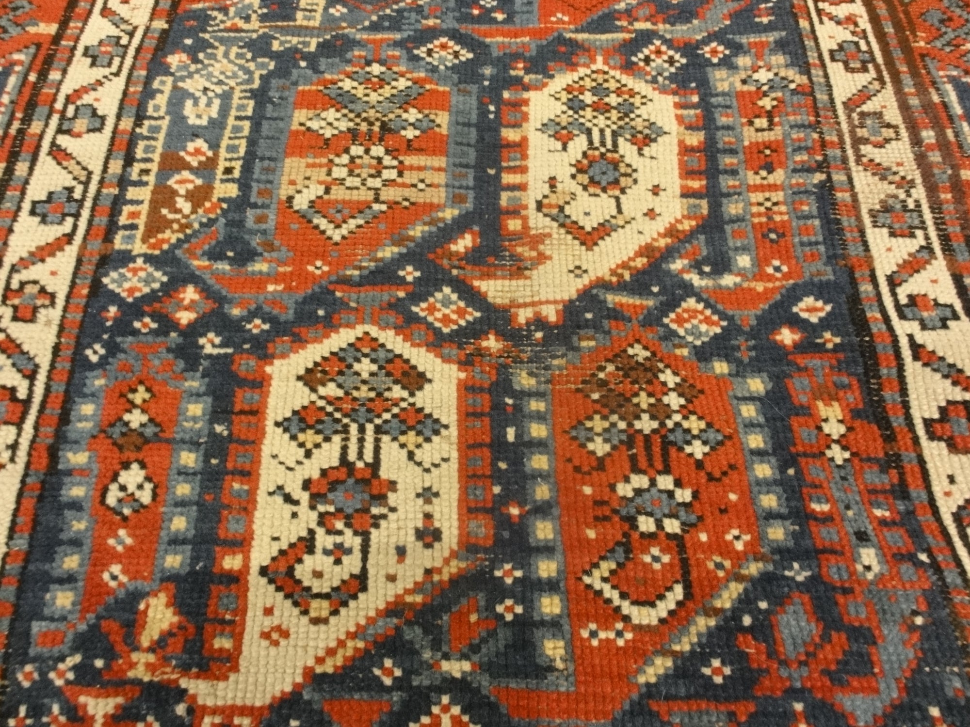 Antique Caucasian Botteh Rug 30343