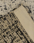 33021 Modern White Black Rug