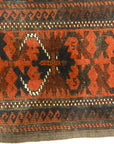 30084 Antique Original Persian Baluch Rug with Original Ends