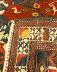 Antique Armenian Gole Farangi Rug A piece of woven antique carpet art sold by the Santa Barbara Design Center Rugs and More.