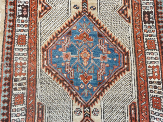 43877 Fine Antique Serab Runner