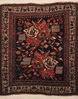Antique Afshar Persian French Flowers Rug Authentic Genuine Intricate Woven Carpet Art Santa Barbara Design Center Rugs and More