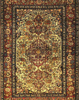 Antique Kerman Rug Circa 1890. A piece of genuine authentic antique woven carpet art sold by Santa Barbara Design Center, Rugs and More.