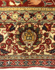 Antique Mughal Indian Emperial Rug. A piece of genuine authentic antique woven carpet art sold by Santa Barbara Design Center, Rugs and More.