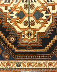 Antique Persian Afshar Medallion Botteh Genuine Woven Carpet Art Authentic Intricate Santa Barbara Design Center Rugs and More