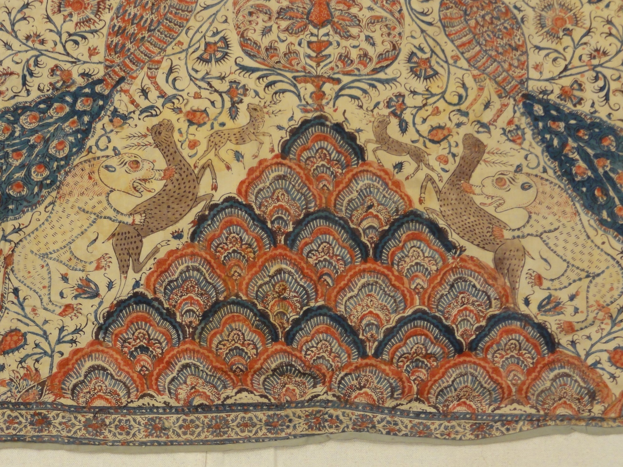 30638 Important Antique Persian Qhalamkari Textile