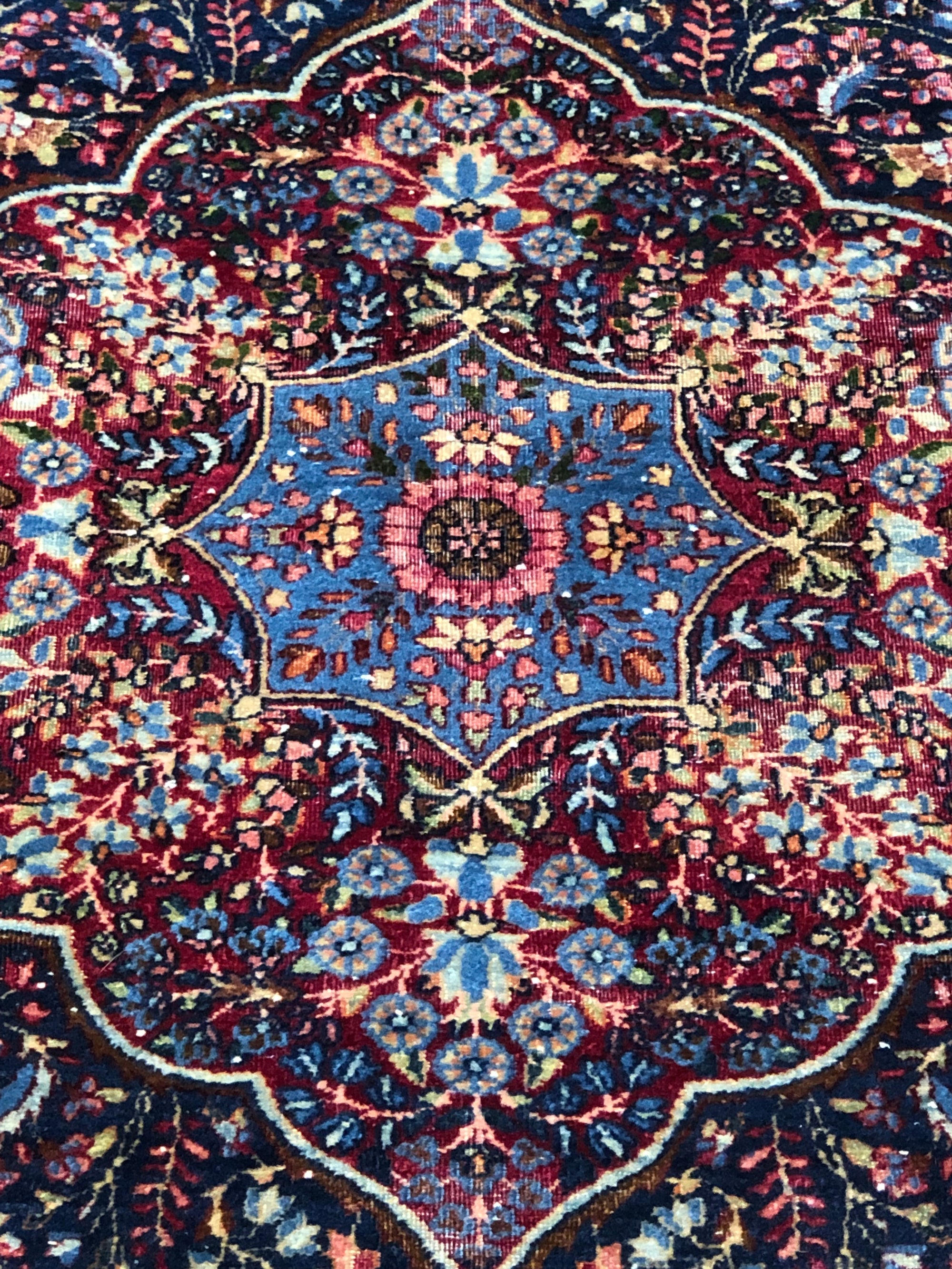 Antique Ravar Kerman Rug 38023