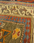 30539 Antique Shirvan Rug Circa 1880