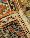 30640 antique Mudjur Meditation Prayer Rug 1700's or earlier.
