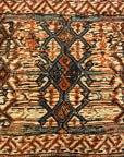 Persian Bakhtiari Camel Bag. A piece of antique woven carpet art sold by Santa Barbara Design Center, Rugs and More in Santa Barbara, California.