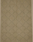 Fine Modern Blue and Beige Trellises Rug. A piece of woven authentic carpet art sold by Santa Barbara Design Center, Rugs and More.