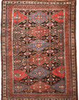 Fine Antique Afshar Rug. A genuine authentic antique piece of woven carpet art sold by Santa Barbara Design Center, Rugs and More.