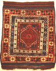Antique Turkish Bergama Rug Woven Circa 1880 Genuine Authentic Woven Carpet Art Santa Barbara Design Center and Rugs and More