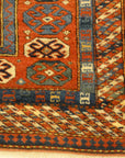 30642 Antique Karachof Kazak Prayer Rug in mint condition ca. 1870