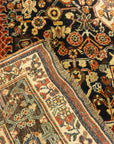 30699 Very Rare Antique millefleure Qashqai 1001 Flowers Rug