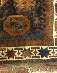 Antique Baluch Bagface. Rugs & More in the Santa Barbara Design Center. This Antique Baluch Bagface is a beauty, unique, and a treasure to be found.