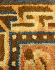 Antique Tibetan Chair Cover. A piece of antique woven carpet art sold by Santa Barbara Design Center, Rugs and More in Santa Barbara, California.
