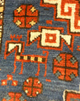 30530 Antique Kazak Rug Circa 1880