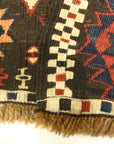 30155 Antique turkish Kelim Tribal Rug Featuring Goddess of Anatolia and Phoenixes