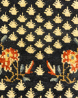 Beautiful Antique Tibetan Rug Woven Circa 1880 Genuine Woven Carpet Art All Handmade in Tibet Santa Barbara Design Center and Rugs and More