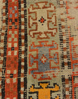 Antique Shirvan Rug. A piece of antique woven carpet art sold by the Santa Barbara Design Center Rugs and More in Santa Barbara, California.