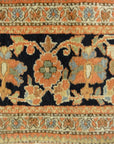Rare Antique Fine Farahan Circa 1870. A piece of genuine authentic woven carpet art sold by the Santa Barbara Design Center, Rugs and More.